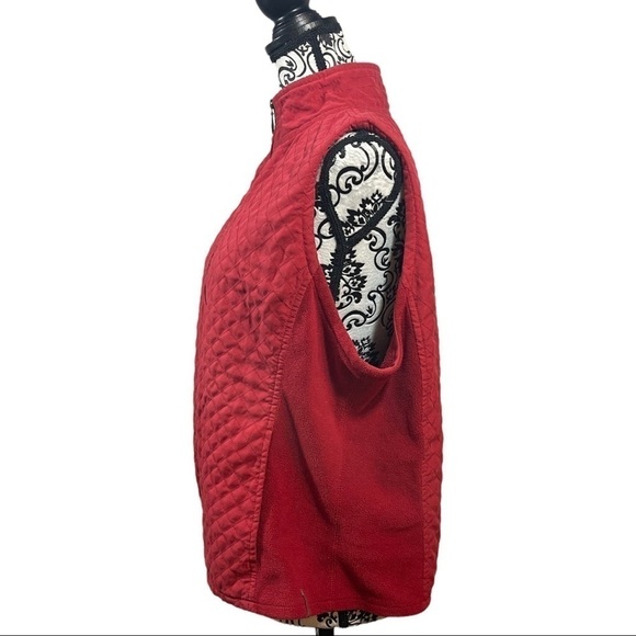 Columbia red light weight quilted vest - Picture 4 of 11